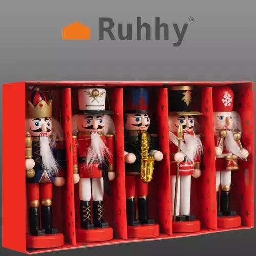 Ruhhy Casse-Noisette pour sapin de Noël - 5 pcs. 20358  