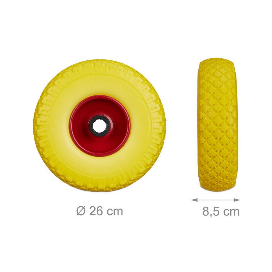 B2X  Roues de brouette 2 pièces 