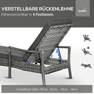 Outsunny Liegestuhl  