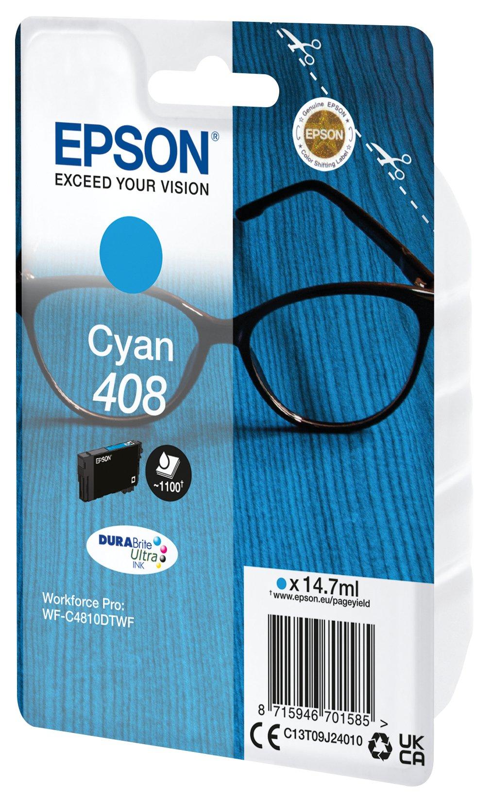 EPSON  Singlepack Cyan 408 Ultra Ink 