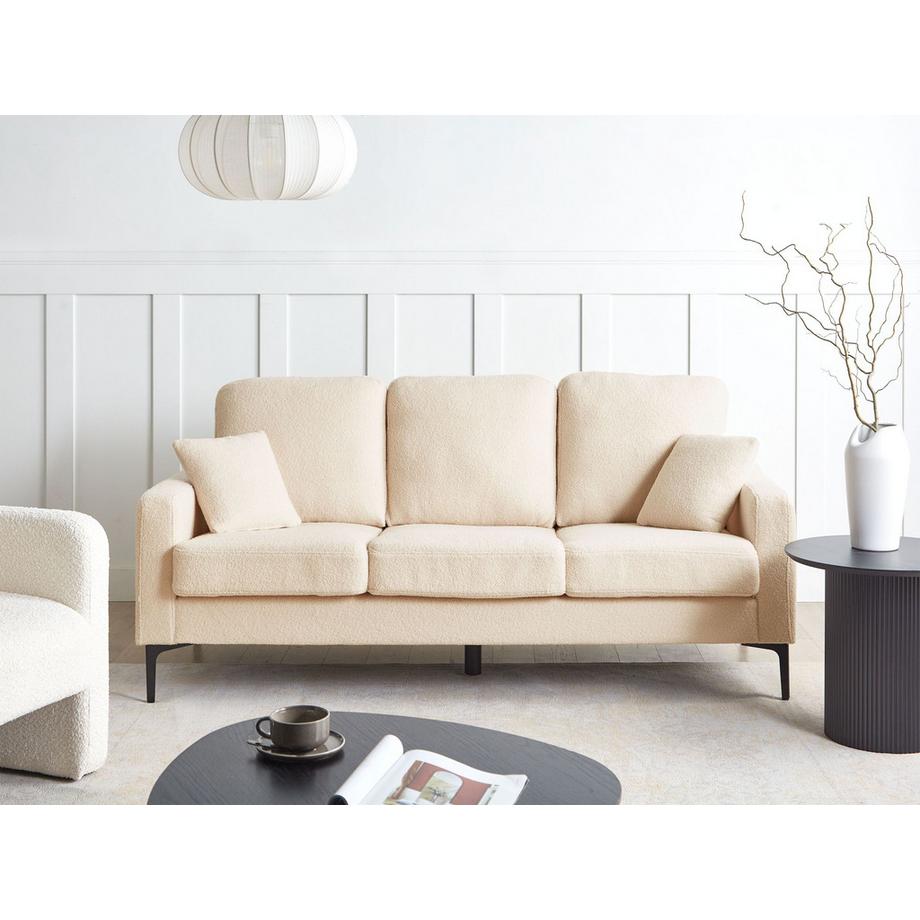 Beliani 3 Sitzer Sofa aus Bouclé  GAVLE  