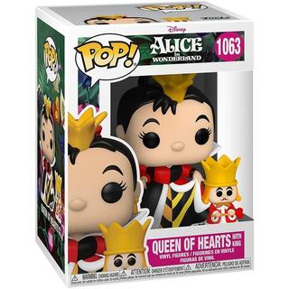 Funko  Figurine POP Disney Alice au Pays des Merveilles 70ème Reine avec Roi 