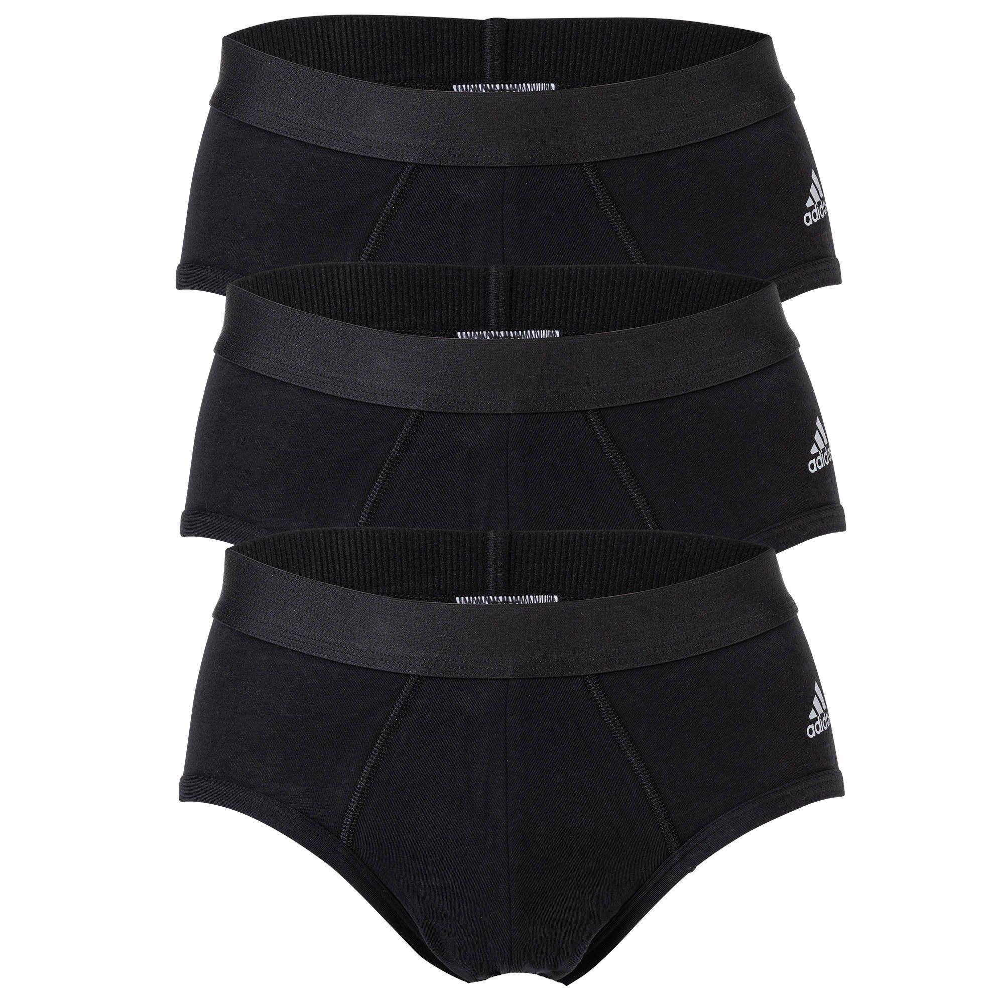 Image of adidas Slip 3er Pack Stretch Unisex Schwarz L