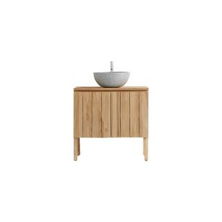 Tikamoon Mobile per il bagno in teak massello 80 cm Jill  