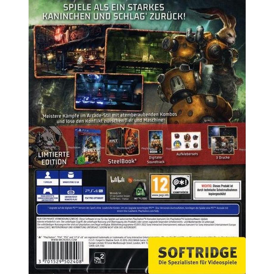 GAME  PS4 F.I.S.T. Forged in Shadow Torch 