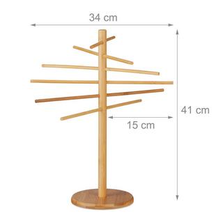B2X Pasta-Wäscheständer aus Bambus  