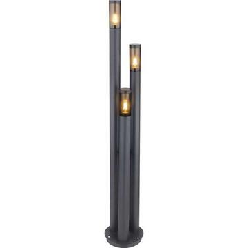 Luminaire extérieur Boston inox 3xE27 anthracite 28x28x170