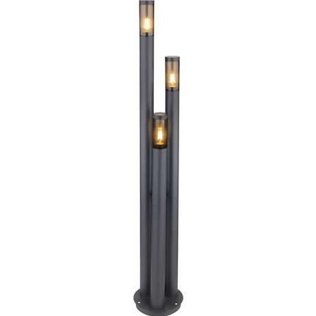 mutoni Lampada da esterno Boston inox 3xE27 antracite 28x28x170  