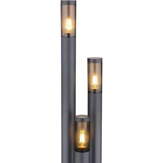 mutoni Lampada da esterno Boston inox 3xE27 antracite 28x28x170  