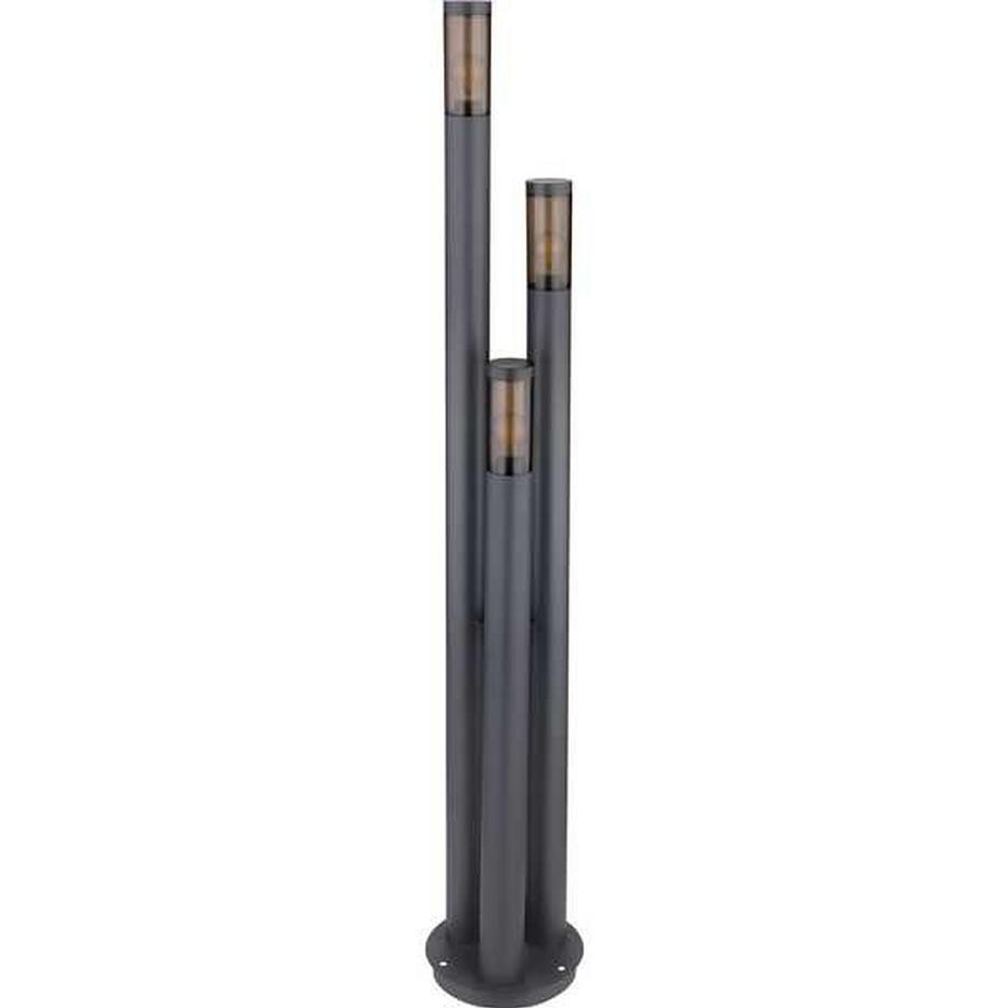 mutoni Aussenleuchte Boston Edelstahl 3xE27 anthrazit 28x28x170  