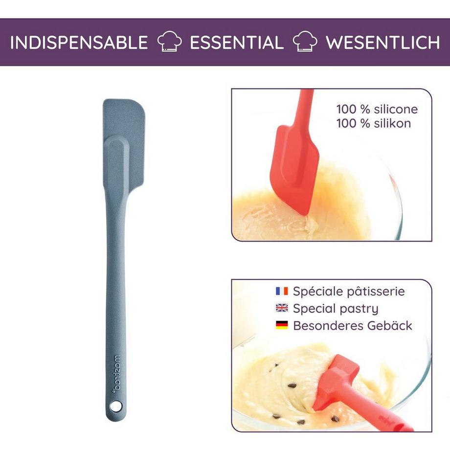 mastrad  Spachtel Klein Silikon Grau 