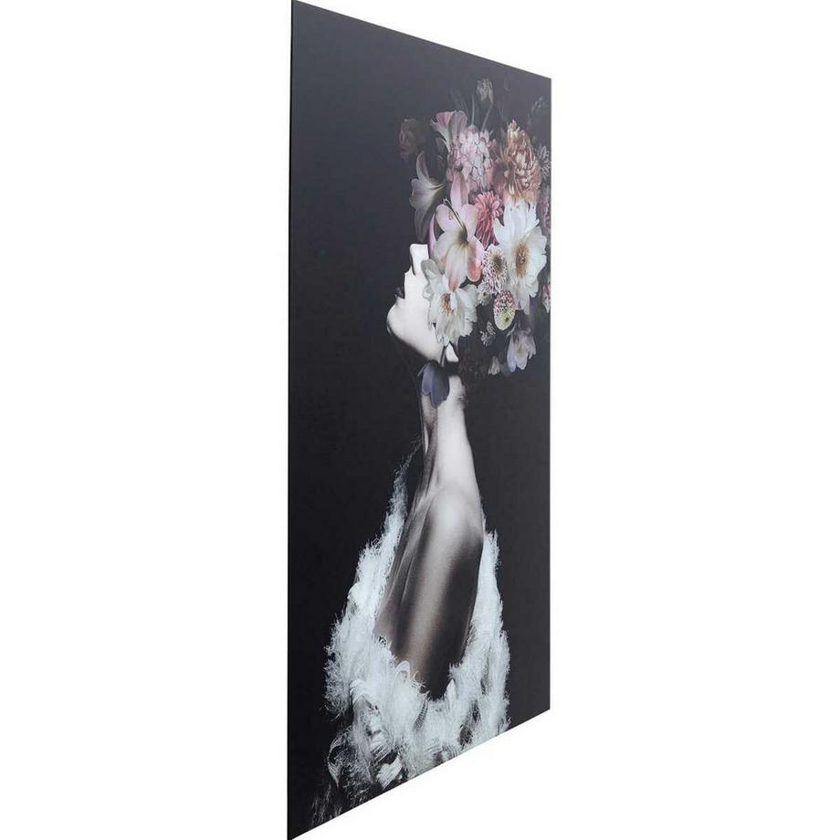 KARE Design Glasbild Flowery Beauty 80x120  