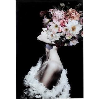 KARE Design Glasbild Flowery Beauty 80x120  