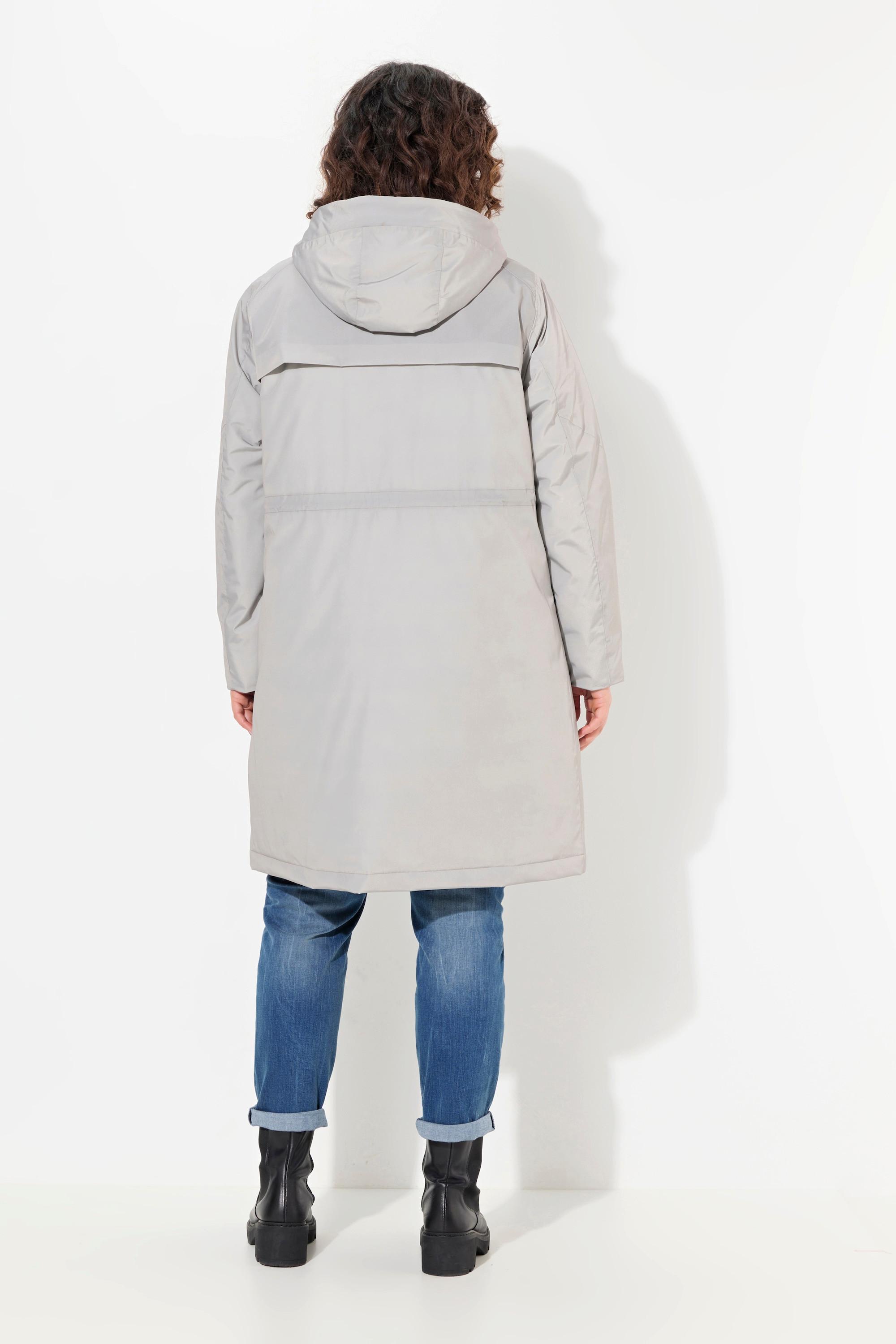 Ulla Popken  Manteau technique imperméable HYPRAR, poche zippée, matière recyclée 