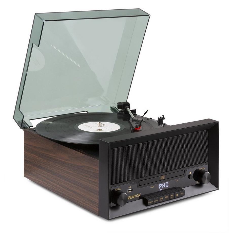 Fenton  Fenton RP135W Tourne-disque entraîné par courroie Bois Manuel 