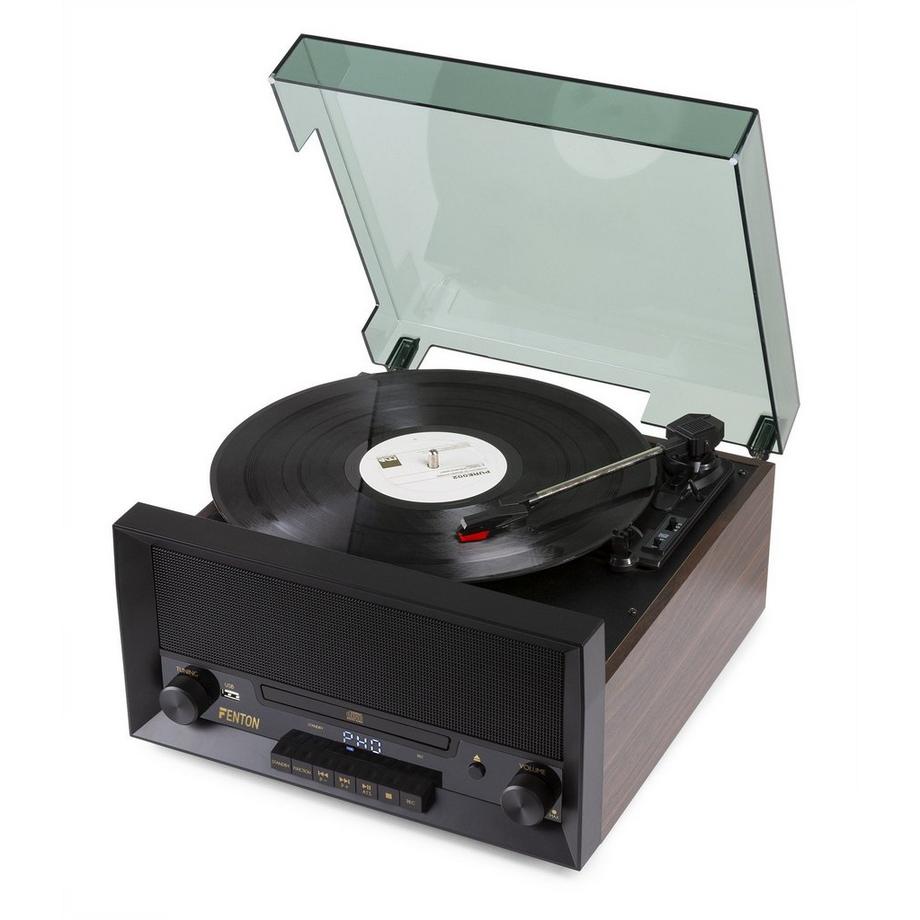 Fenton  Fenton RP135W Tourne-disque entraîné par courroie Bois Manuel 