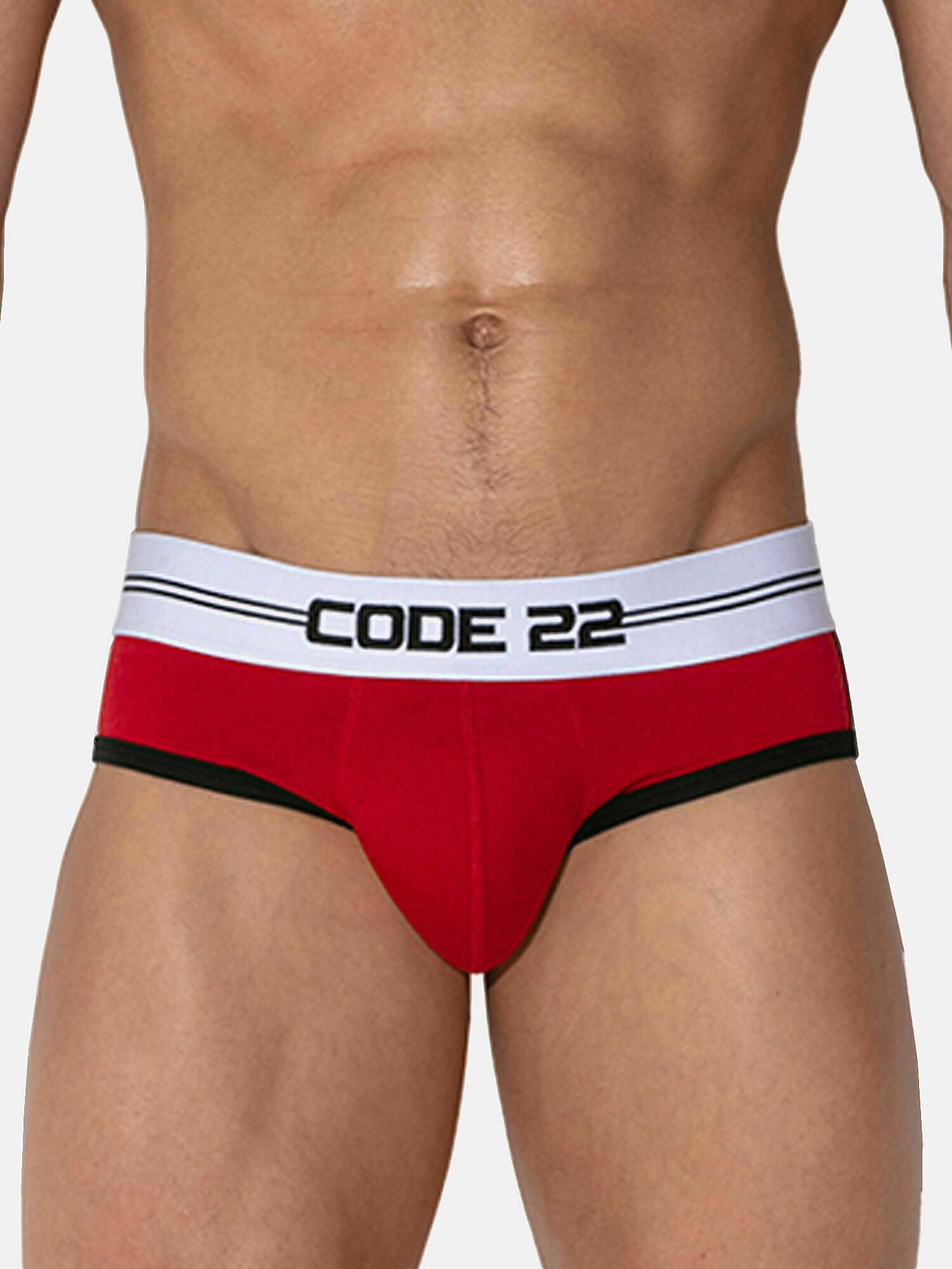 Image of Briefs Power Unisex Rot Bunt M