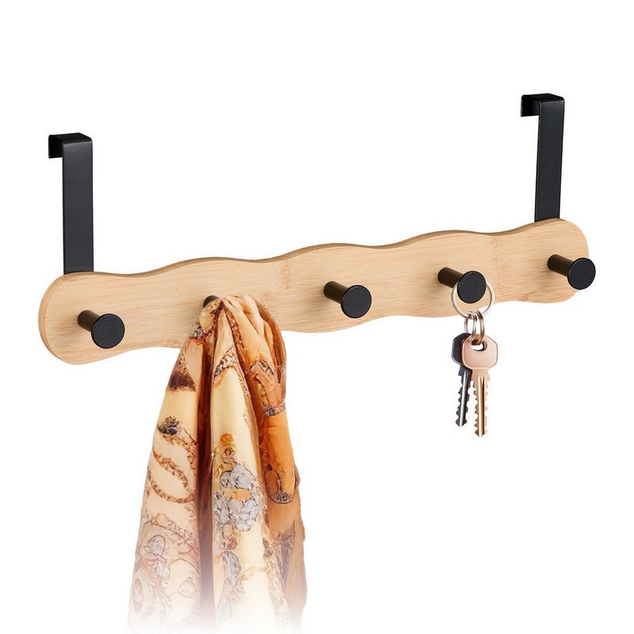 Binario per ganci sopra porta, 5 ganci