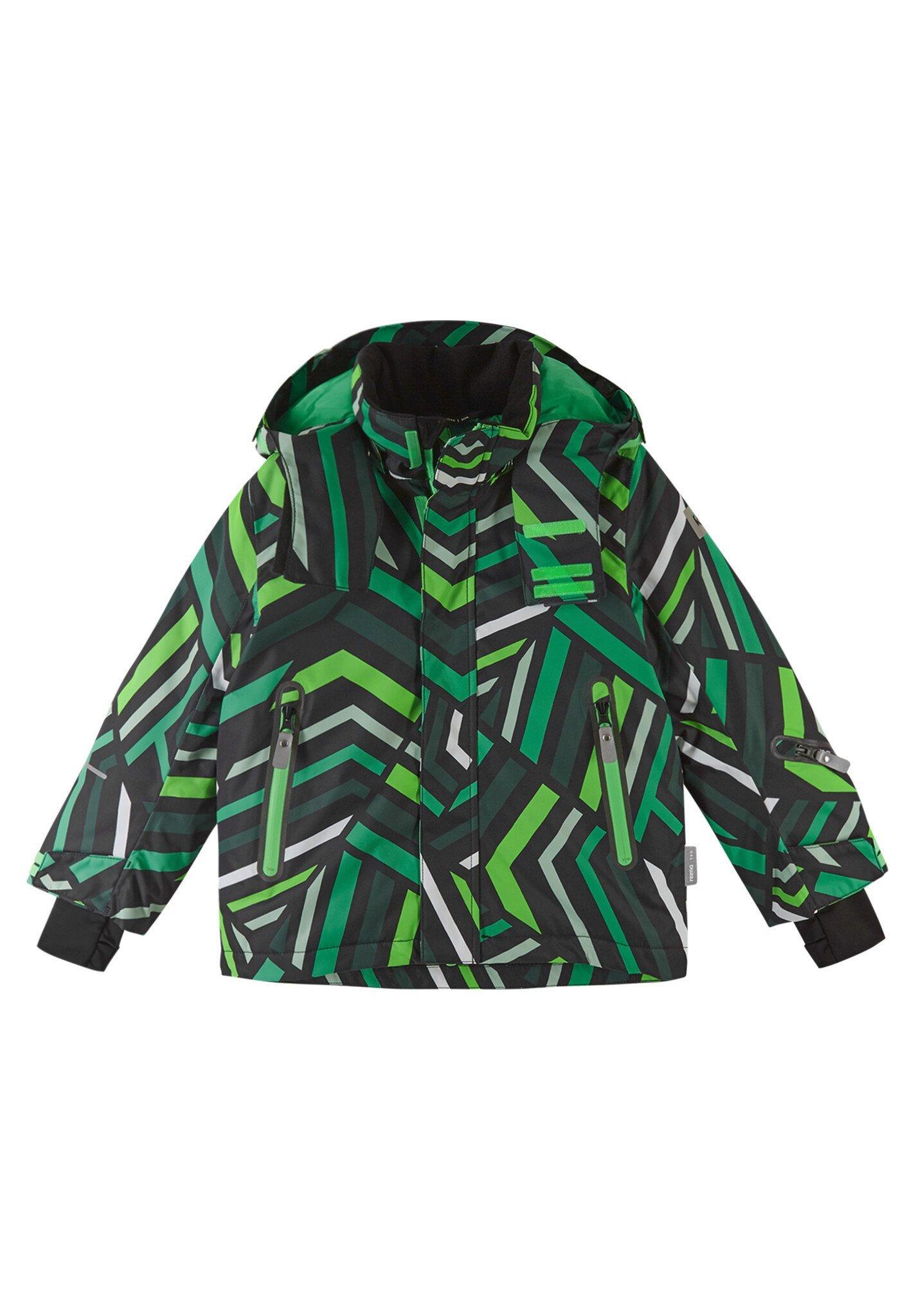 Reima  tec Kinder Skijacke Kairala black/green 