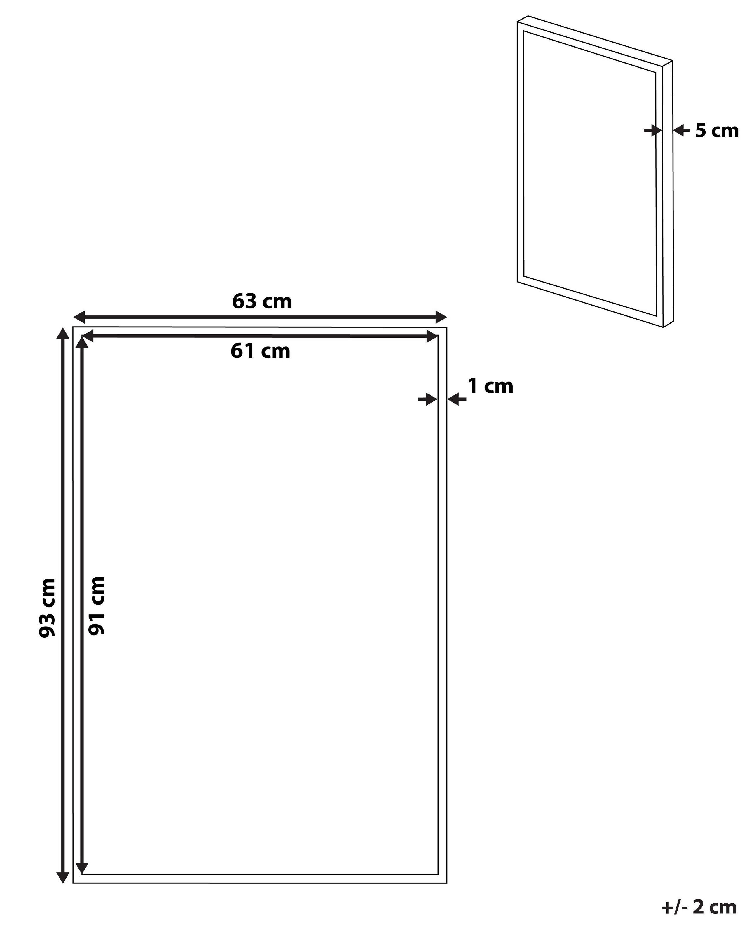 Beliani Canvas aus Polyester Modern FELTRINA  