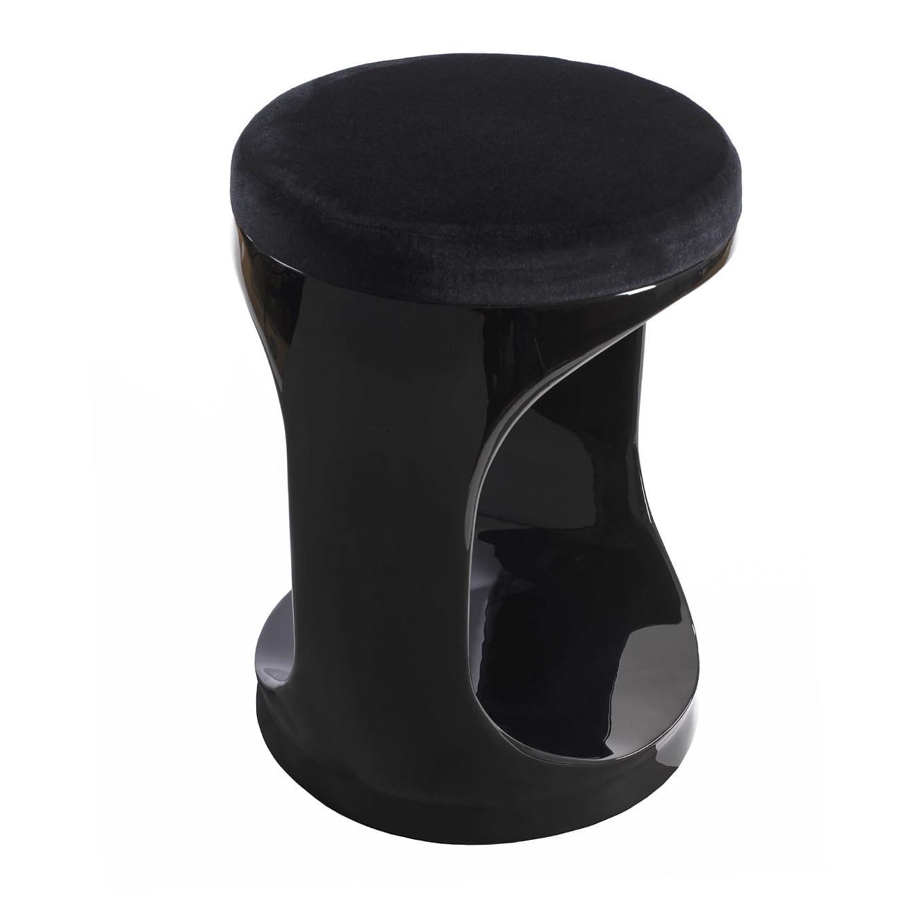 Softicated Tabouret, Signet Ring, Noir  