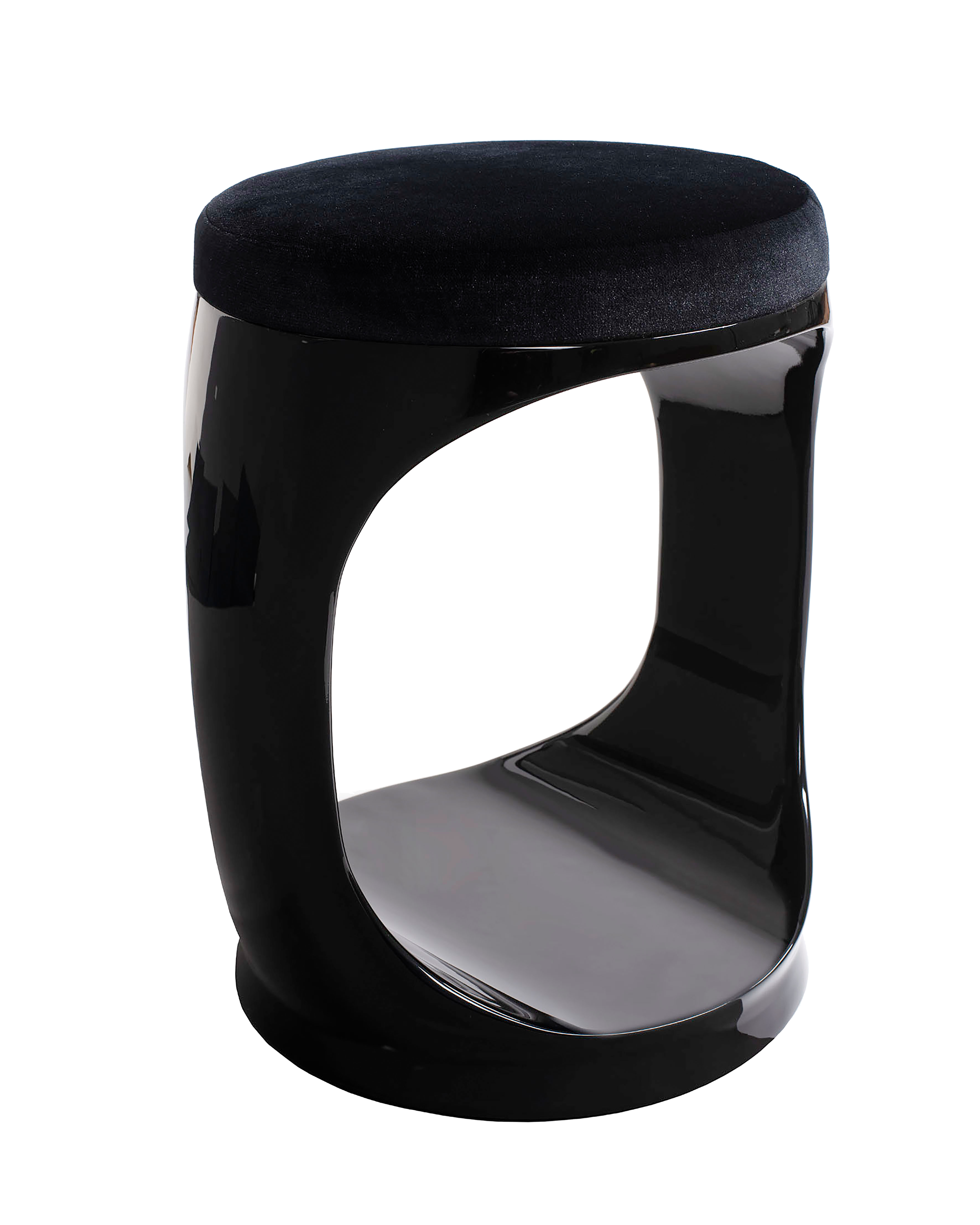 Softicated Tabouret, Signet Ring, Noir  