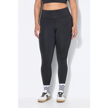 Studio Untold Collant de sport taille élastique rayures sur les côtés  