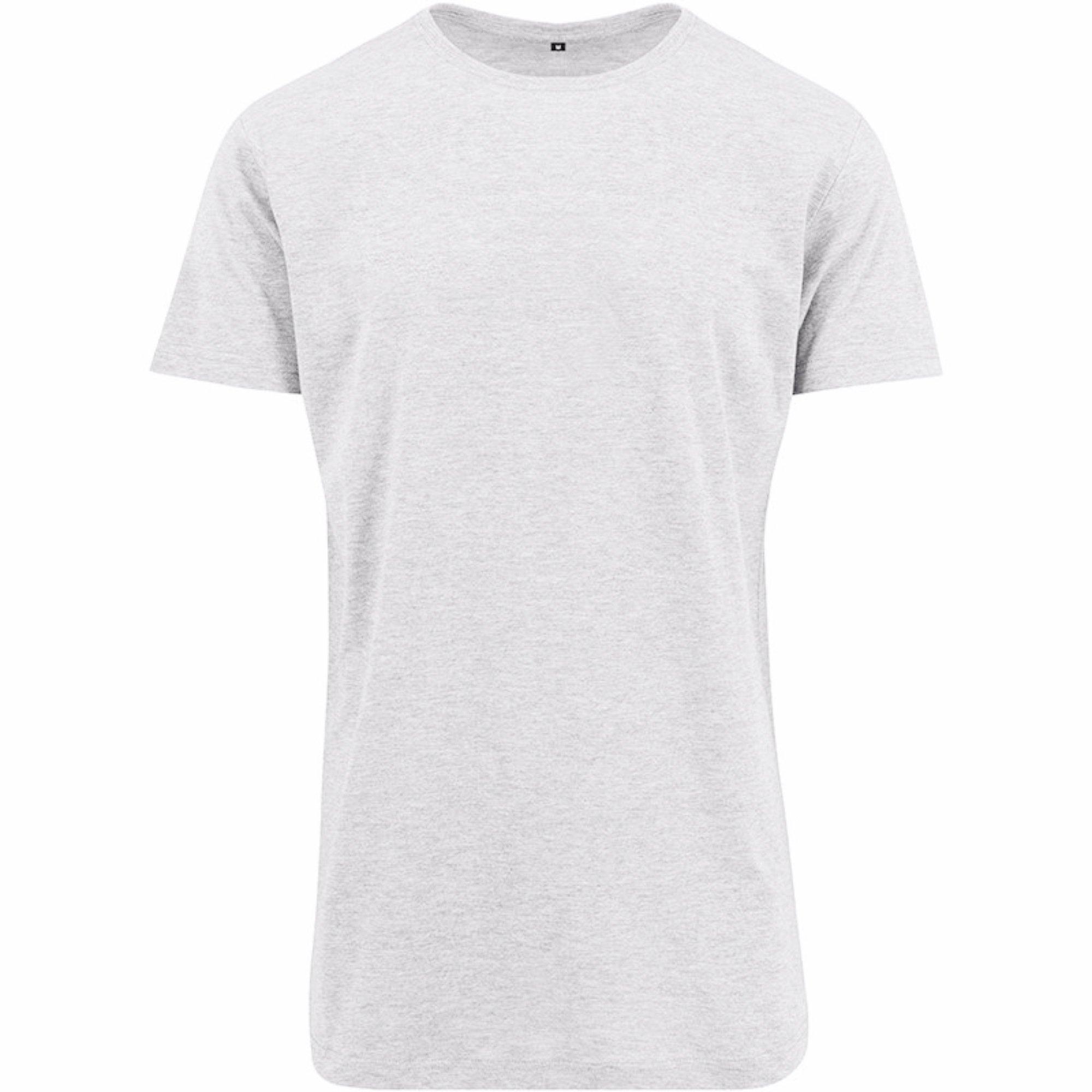 Image of Shaped Long Kurzarm Tshirt Herren Weiss XXL