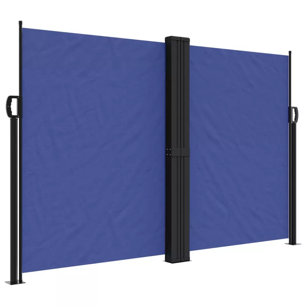 VidaXL - Ausziehbare seitenmarkise, One Size, Blau