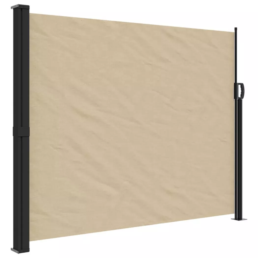 Tenda Laterale Retrattile Beige 170x300 Cm - Vidaxl