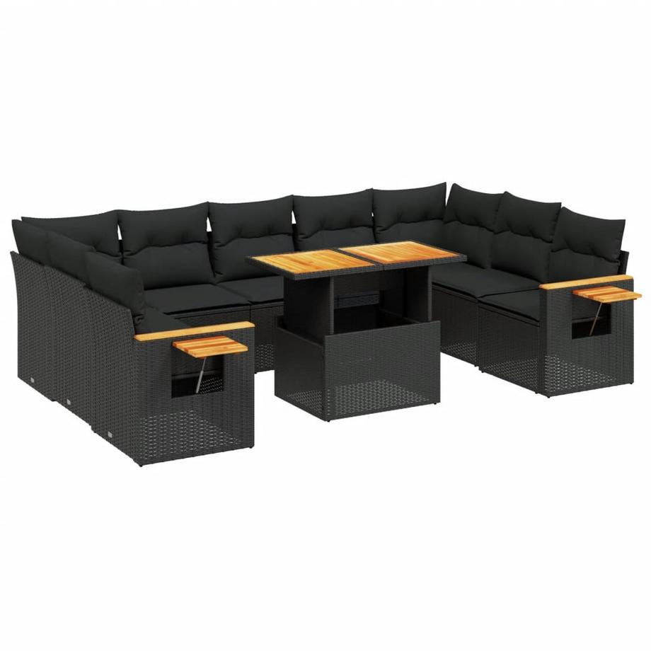 set divano da giardino Polirattan
