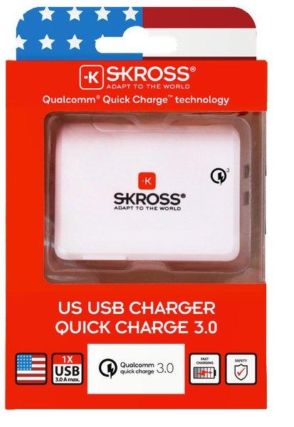 SKROSS  2.800120 chargeur d'appareils mobiles Universel Blanc Secteur Charge rapide Intérieure 