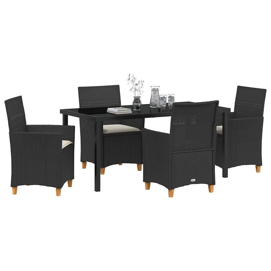 VidaXL Set da Pranzo per Giardino Polyrattan  