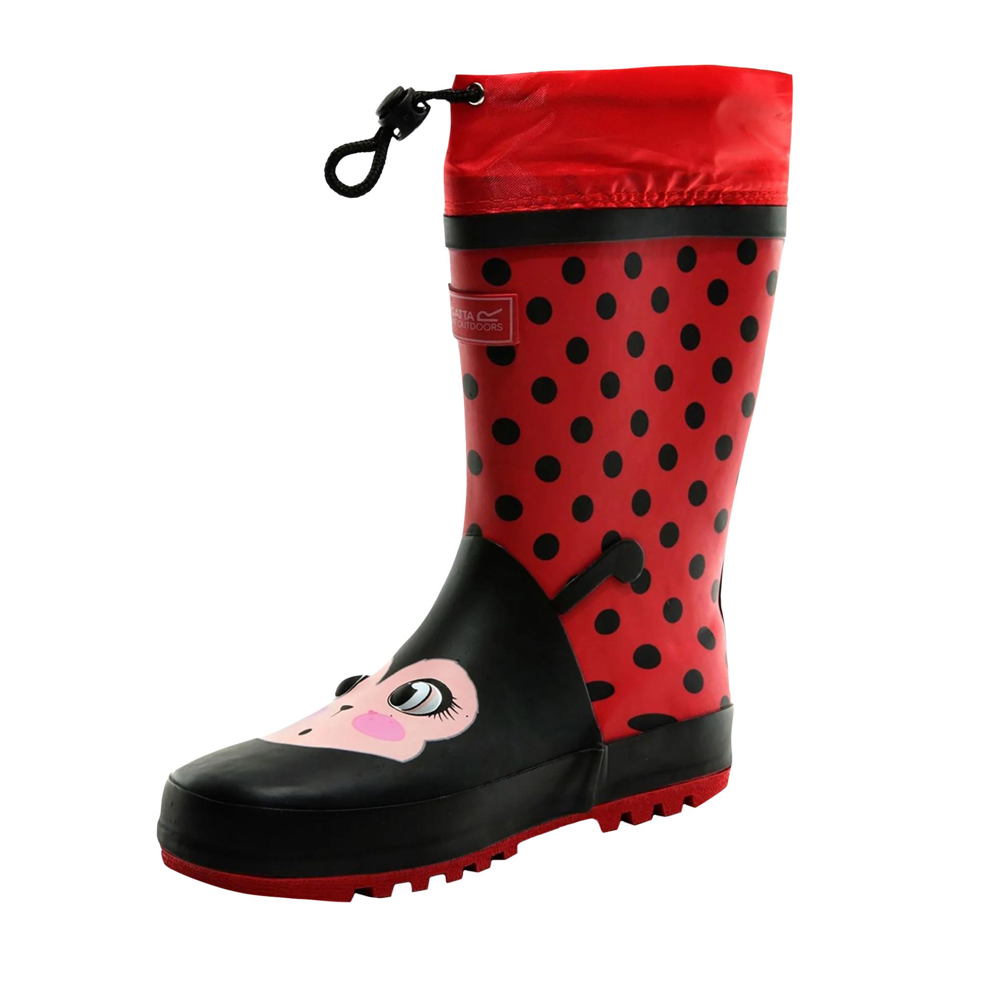 Image of Mudplay Dinosaurier Gummistiefel Unisex Rot Bunt 34