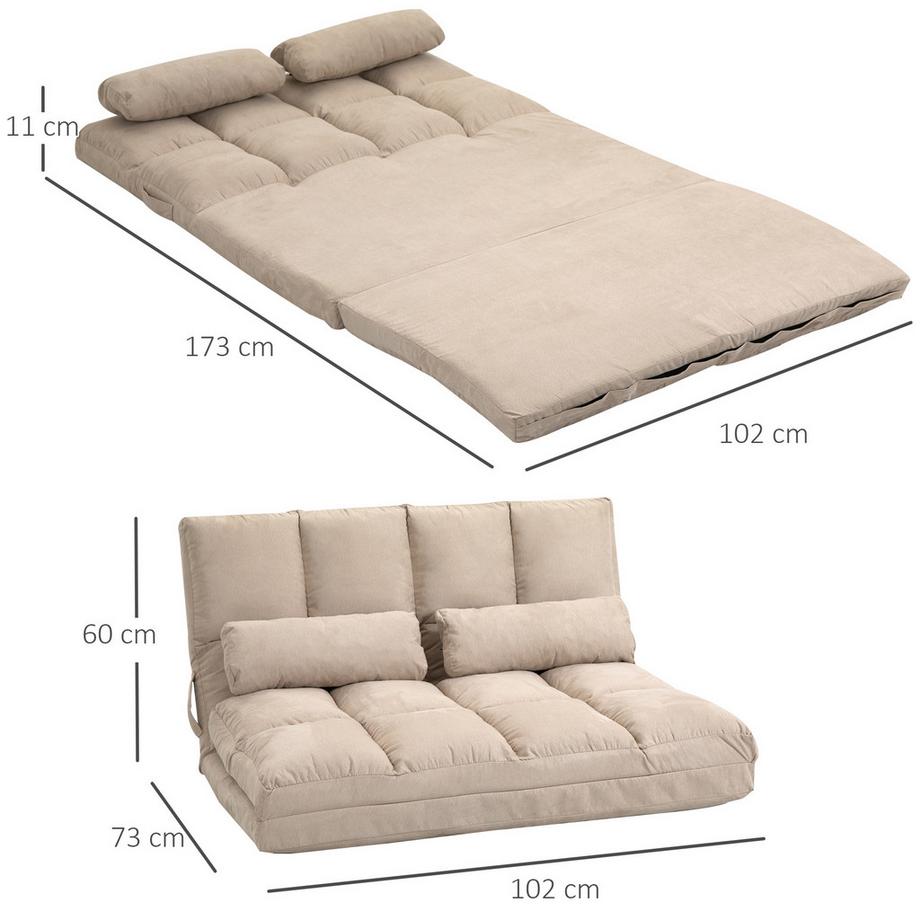HOMCOM Bodensofa  
