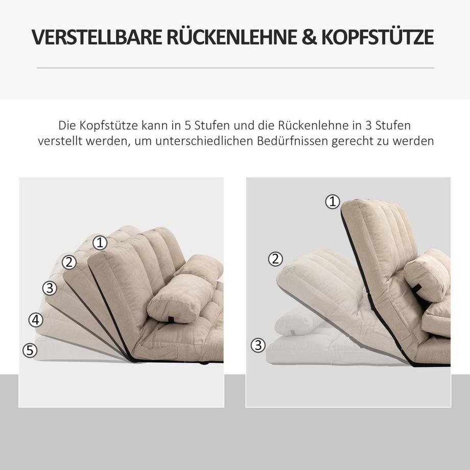 HOMCOM Bodensofa  
