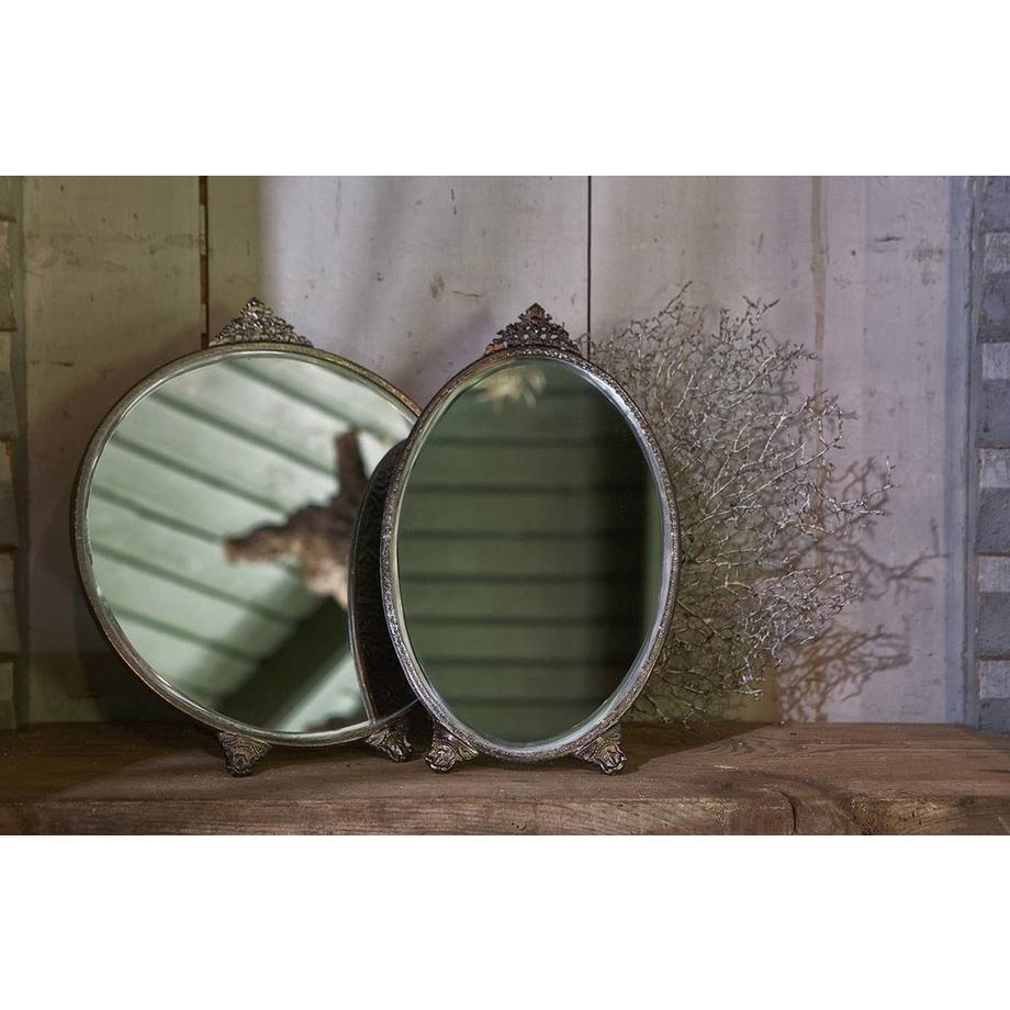 mutoni miroir mural Posh rond métal laiton antique  