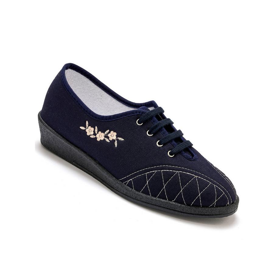 Pédiconfort Derbie Bestickte Schnürschuhe  