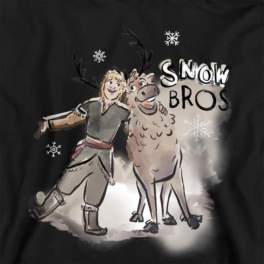 FROZEN  Sweat À Capuche Motif Sven Et Kristoff Snow Bros 