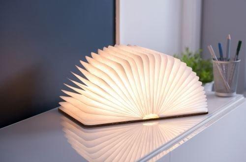 Gingko  Gingko Smart Book Light aus großem em Leder 