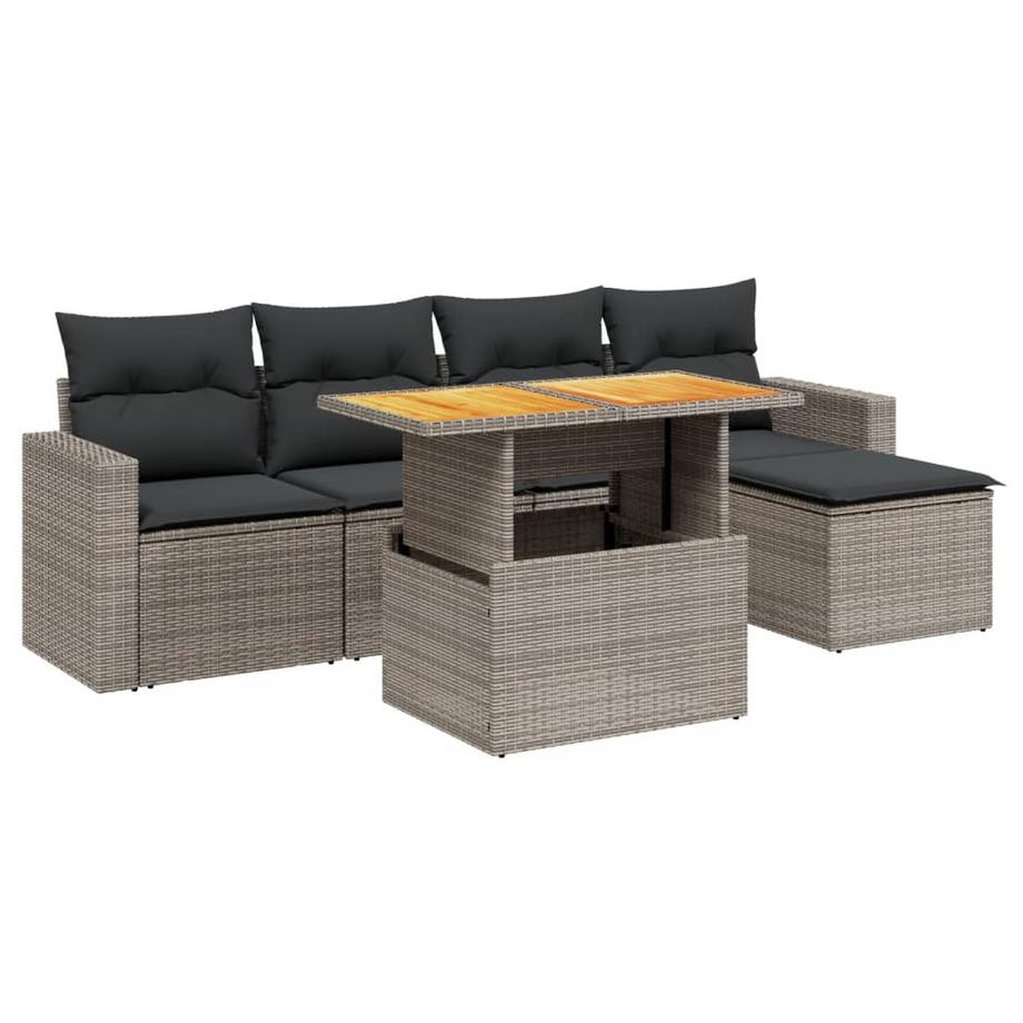 Garten sofagarnitur poly-rattan