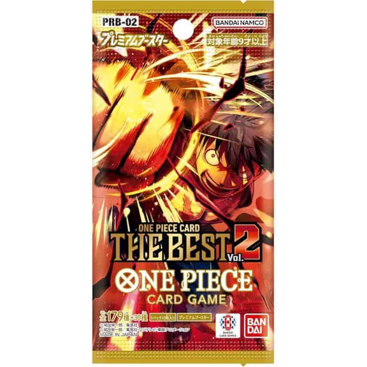 Bandai  The Best  Vol. 2 Premium Booster Box PRB-02 (10) - One Piece Card Game - JP 