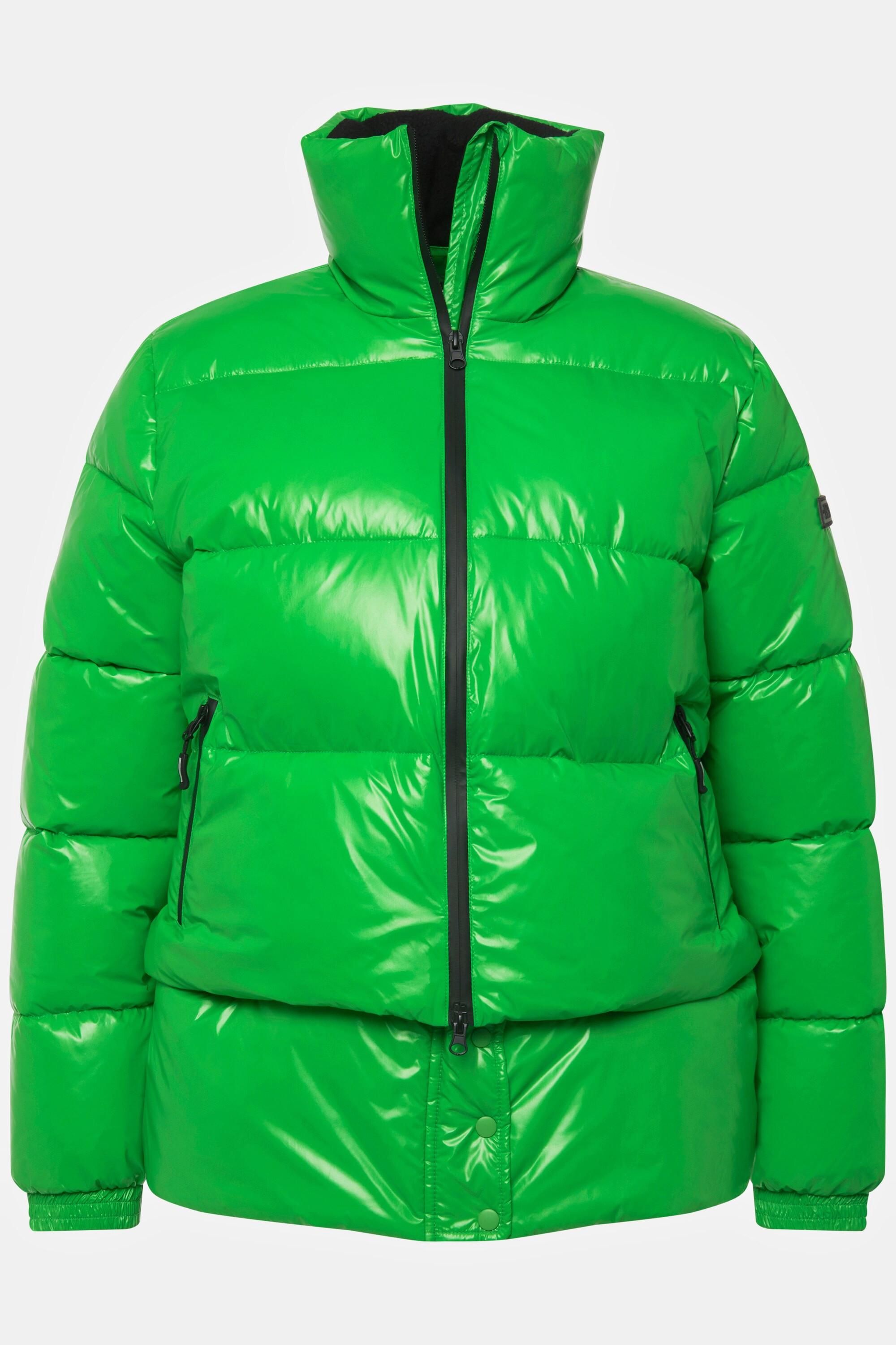 Ulla Popken  Veste technique avec pare-neige et col montant, tissu déperlant 