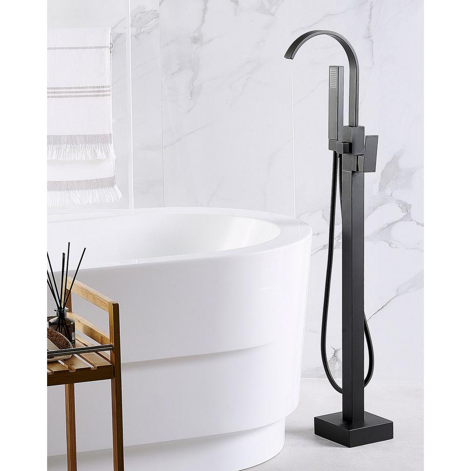 Beliani Robinet de baignoire autoportante en Laiton Moderne RIBBON  