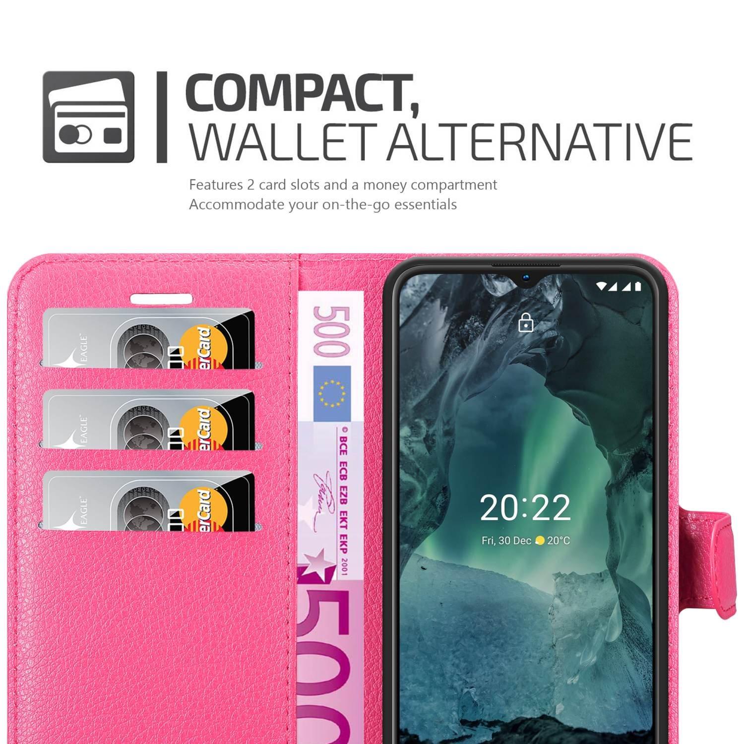 Cadorabo  Housse compatible avec Nokia G11 / G21 - Coque de protection avec fermeture magnétique, fonction de support et compartiment pour carte 