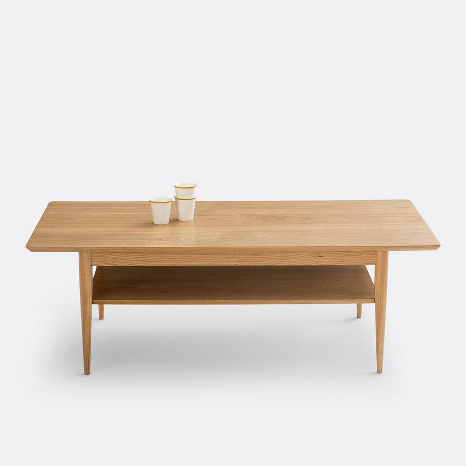 La Redoute Intérieurs Table basse double plateau frêne  