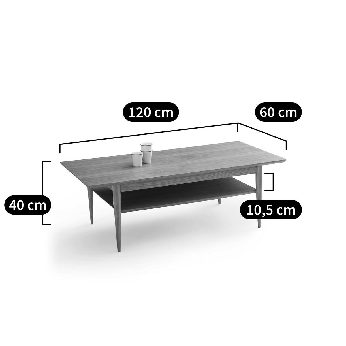 La Redoute Intérieurs Couchtisch Lussan mit Ablage  