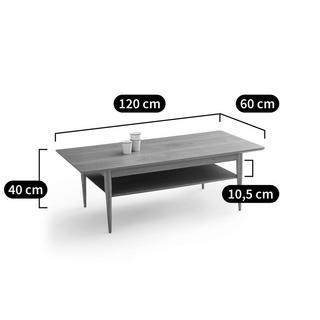 La Redoute Intérieurs Couchtisch Lussan mit Ablage  