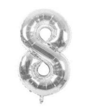 Image of Rico Design 81000.02.20 Partydekorationen Spielzeugballon Unisex Silber ONE SIZE