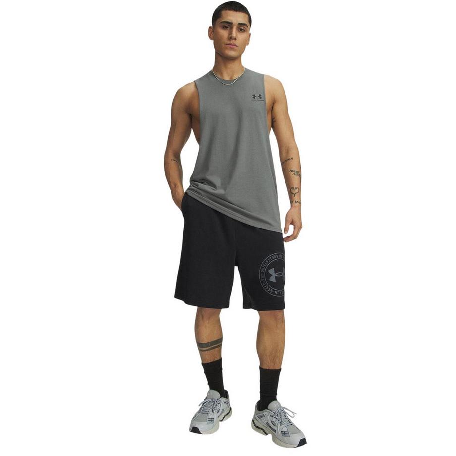 UNDER ARMOUR Rival Grafikdruck Fleece Shorts  